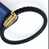 New Leather Bracelets Women mens black Charm Bracelets Pulseira Masculina Magnet Man bangles fashion Jewelry