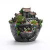 Succulent Planter Flowerpot hartspotten Skrivbord Krukväxter Hem Trädgårdsdekoration Växter Hållare Blomkrukor 210615