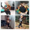 子供秋のスーツの長袖ファッション服1-4歳の赤ちゃん男の子洋風西スタイルスウェーターハイツ+ズボンセット子供の衣装211224