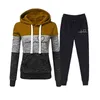 Casual Tracksuit Women Two Piece Set Suit Female Hoodies and Pants Outfits Women's Clothing Autumn Winter Sweatshirts 211101