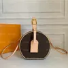 Iconic Hatbox Purse Petite Boite Chapeau Crossbody-حقائب رائعة يوميًا من تصميم M43514 المصمم M43514