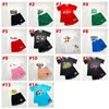 Été Court Survêtements Femmes Mode T-Shirt Desinger Lettre Yoga Costumes 2 Pièces Ensemble Sport Casual Solide Couleur Imprimé Vêtements À Manches Courtes Shorts Tenues