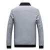 Herenjacks 2021 Brand Mens Bomber Jacket Thin Men Baseball jas Solid Color Casual Overcoat voor mannelijke kleding 8.16