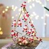 5 sztuk 2m 20led Santa Claus Snowflake Drzewo LED Light Struny Boże Narodzenie Dekoracja Dla Domu 2022 Ozdoba w Chorek Boże Narodzenie Xmas Prezent Nereyear