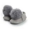 Scarpe per bambini Invernali Neonate Morbido cotone Caldi Stivali da neve casual Lacci Scarpe con suola 0-18m G1023