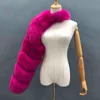 Fur Sleeve Kvinnor Mode Luxury Real Fur Coat Single Sleeve Ankomst 211122
