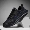 Kobiety męskie dzianinowe szare buty 2021 Fly Top Black Blue Red Sports Treakers Treakers Rozmiar 39-45 Kod: 97-2065