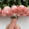 8MM Men Fashion Ring Stainless Steel Wood Inlaid Arrow Rings Wedding Band Anniversary Birthday Gift Jewelry