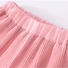 COREAN COREAN SUMME CARIFON CUIS TOP + Shorts 2pcs Vêtements Enfants pour enfants Clothes Girl 210528
