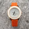 Toppm￤rke klockor Fashion Women Girls Silicone Strap Quartz Wrist Watch L02260X