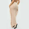 Women's Swimwear Summer Cover-Ups Women's Chiffon See-Through Long Maxi Dress Skirt High Waist Ladies Skirts Mesh Sheer Women Sundress