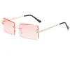 Nowe okulary przeciwsłoneczne modowe Uv400 Ochrona Niezławne okulary przeciwsłoneczne popularne moda mężczyźni kobiety sportowe okulary na zewnątrz szklanki jazdy bez logo
