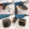 Sonnenbrille 0906s Damen Spring Anti-UV-Gläsern Größe 62-145 Modequadratische Rahmen hochwertiger Einkaufsstil mit Original Box208y