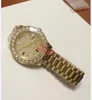 Klassische Luxusuhr, 44 mm, Diamant, individuell gestaltet, mit echtem römischem Zifferblatt, automatischem 18-Karat-Gelbgold-Stahlarmband, modischen Herrenuhren und Armbanduhren