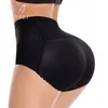 Lanfei Fake Ass Seamless Women Body Shaper Odchudzanie Majtki Shapewear Hip Enhancer Booty Pad Push Up Butt Lifter Pant Bielizna 211116