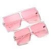 Set Fashion Kids Little Sunglasses Candy Pink Kid Shades Oversized Square Child Women Sun Glasses Matching Pair Of Sunnies