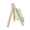 8x15cm Natural Wooden Mini Tripod Easel Wedding Decoration Painting Small Holder Menu Board Accessoriy Stand Display Holders DD283