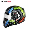 LS2 FF358 Full Face Motorcycle Casco Moto Man Woman Helmet Removable Lens capacete ls2 Multi-colored