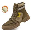 Bottes tactiques pour hommes du désert chaussures de l'armée résistantes à l'usure bottines de Combat de randonnée en plein air imperméables