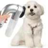 Abbigliamento per cani Dispositivo per la rimozione dei peli di animali domestici Dispositivo per la toelettatura dell'aspirazione della pelliccia Accessori per animali domestici Pulitore per massaggi portatile senza fili