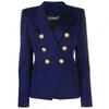 Costumes pour femmes Blazers 2022 mode européenne décontracté mince Fitness métal or bouton veste blanc noir kaki couleurs femme Blazer