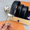 Wholesale Lastest brand high quality designer belts men women belt gold and silver pin buckle without box