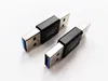 알루미늄 합금 쉘 USB3.0 남성 어댑터 커플러 커넥터 Extender Converter / 100pcs
