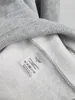 Zadig Herbst- und Winter-Hoodies New-Französisch-Minderheit Druckbohrer mit Kapuze Loose Fleece-Baumwolle grau Plüschpullover für Frauen ZV216102