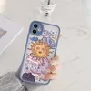 Divertente Sun Moon Face cassa del telefono antiurto per iPhone 13 11 Pro 12 7 XS MAX X XR SE20 8 Plus Soft TPU opaca Candy Cover posteriore2243614