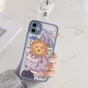 Funny Sun Moon Face Face Phone Case For iPhone 13 11 Pro 12 7 XS Max X XR SE20 8 Plus TPU Matte Cover Cover2382285 Soft TPU