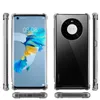 1.0MM Transparent Shockproof Hard Acrylic TPU Hybrid Armor Cases Cover For Huawei Mate 40 lite P40 PRO Y7A P Smart 2021 100PCS/LOT