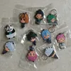 Klasyczna kreskówka Jujutsu Kaisen brelok pcv Anime rysunek brelok dwustronnie breloczek torby kolekcja dla fanów uchwyt na klucze prezent