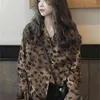 Werueruyu vender mulheres de mangas compridas leopard impressão chiffon camisa feminina tops e blusas sexy camisa na moda escritório senhora blusa 210608