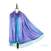 brand scarves womens senior long Single layer chiffon silk shawls Fashion tourism soft Designer88