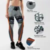 Ins Same Style Leggings fitness da donna Pantaloni lunghi sexy da allenamento skinny a vita alta con elastico push up 211008