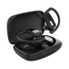 T16 T17 Wireless Bluetooth Headset TWS Sports à prova d 'água à prova de ouvido fone de ouvido fone de ouvido 5.0 preto com base de carregamento