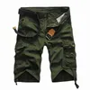 Camuflagem de carga curta em coton derramar homme vtement de marque conforctable Fourni Sans Ceinture Collection T 220312