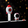 Bookmark Creative 3D Cartoon Marker Astronaut Rocket Bookmarks Cute Space Roaming Funny Student School Stationery Children Gift