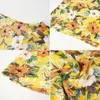 Letnia Sukienka Kobiety Boho Floral Print Sexy V-Neck Party Mini Beach Holiday Casual Fashion Odzież Odzież 210623
