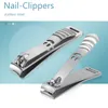 3pcs/Set Smile Face Stainless Steel Nail Clipper Big and Small Glass Polish Nail File Manicure Pedicure Cutter Trimmer Cuticle Nippers