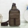 Riñonera de doble uso para hombre, bolsa de pecho para deportes de ocio, riñonera minimalista de rejilla de diseñador, bolsa cruzada de ciclismo versátil de lujo