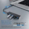 USB 3.0 4-Port Hub محول Ultra Slim خفيفة الوزن متوافق مع MacBook، MacBook Air / Pro / Mini / Mini، IMAC، Surface Pro، MacPro، أجهزة الكمبيوتر المحمولة النوافذ ومحركات فلاش UltraBooks
