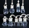 Auto Parfüm Flasche Glas Dekoration für Taschen Anhänger 8 ml Ornament Lufterfrischer Ätherische Öle Diffusor Duft Lagerung Leere LLF12589