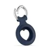 2021 Newest Airtag heart style Silicone Protective case For Apple Airtags tracking device Tracker Locator Anti-lost Bag With Keychain