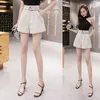 Fashion High Waist Girls A-line Elegant Wide Leg Shorts Summer Arrival Korean Style Caual Ladies 8644 50 210724