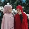 Plissado tamanho grande Malaysia hijab envoltórios bolha chiffon cachecol mulheres muçulmanas xale cutelo envoltório lenços turbante