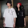 Hip Hop Hommes Streetwear Haruku Japonais Grande Vague Tshirt À Manches Courtes Coton Été Casual Floral T-shirt Mode 210319