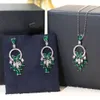 Diamond Pendant Necklace Women Jewelrys Party Lovers Gift Jewelry With Box