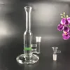 Glas Rökning Vatten Bong Hookah Oil Dab Rig med skål 14mm Kvinna Joint Filter Tobacco Tillbehör