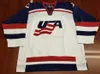 24S Team USA#16 Brett Hull 9 Mike Modano Hockey Jersey Embroidery Stitched any number and name Jerseys